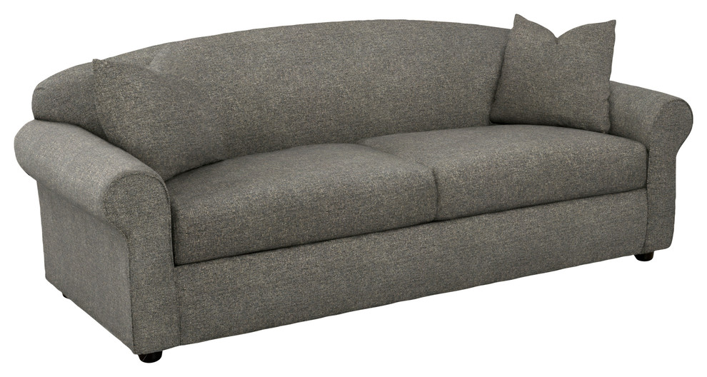 Klaussner Furniture Payton Queen-Size Sleeper Sofa, Smoke