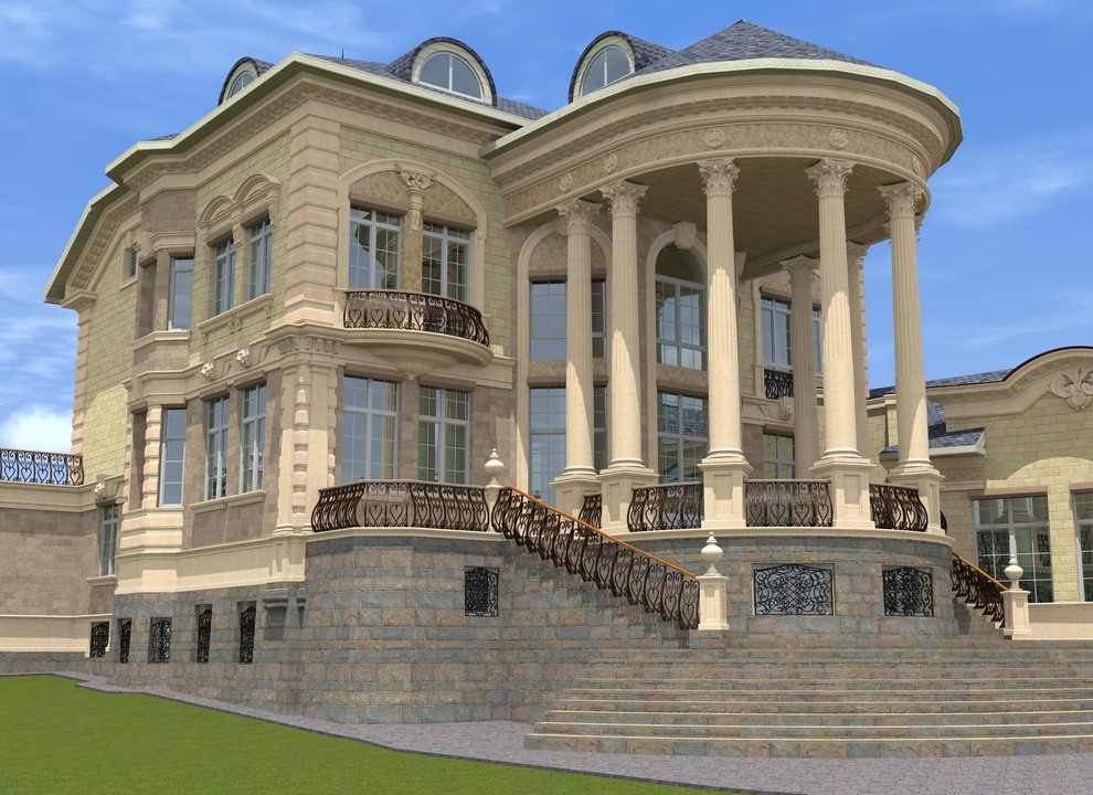 Проект загородного дома. "Леоново" S-1100 m2