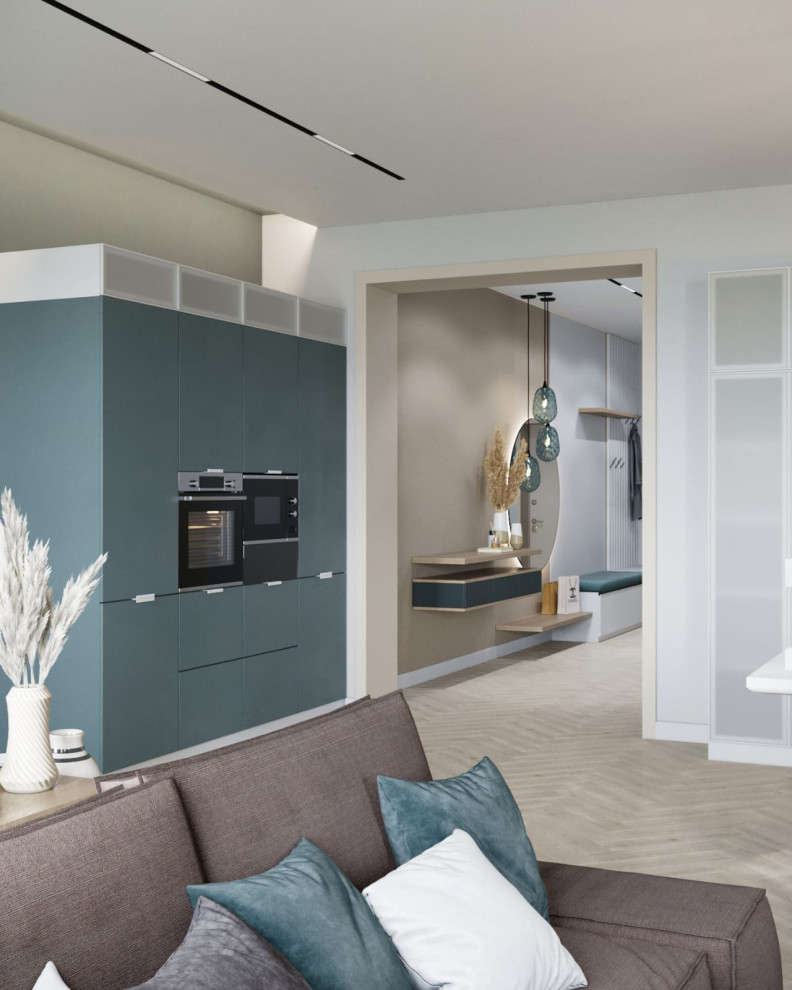 Дизайн кухни-гостиной