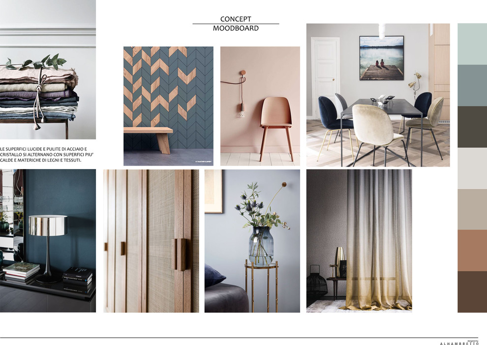 Restyling di un appartamento a Milano - Moodboard