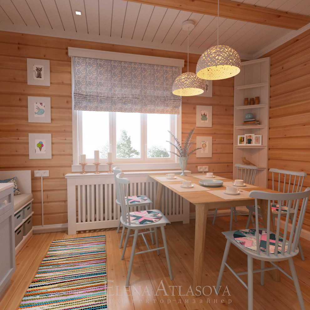 Деревенский шарм в интерьере кухни