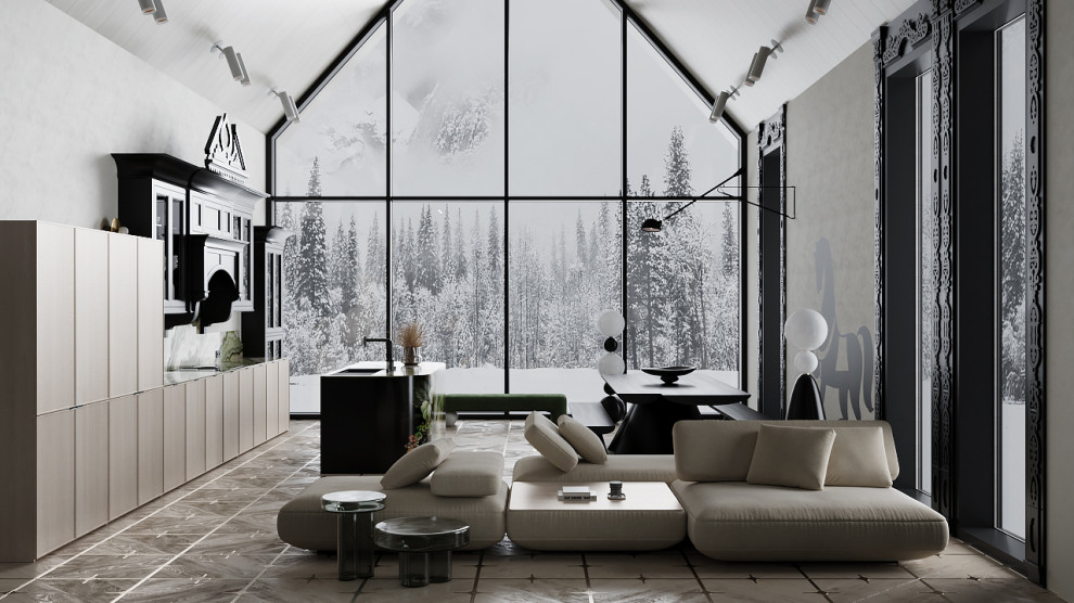 Загородный дом в Новом Русском стиле