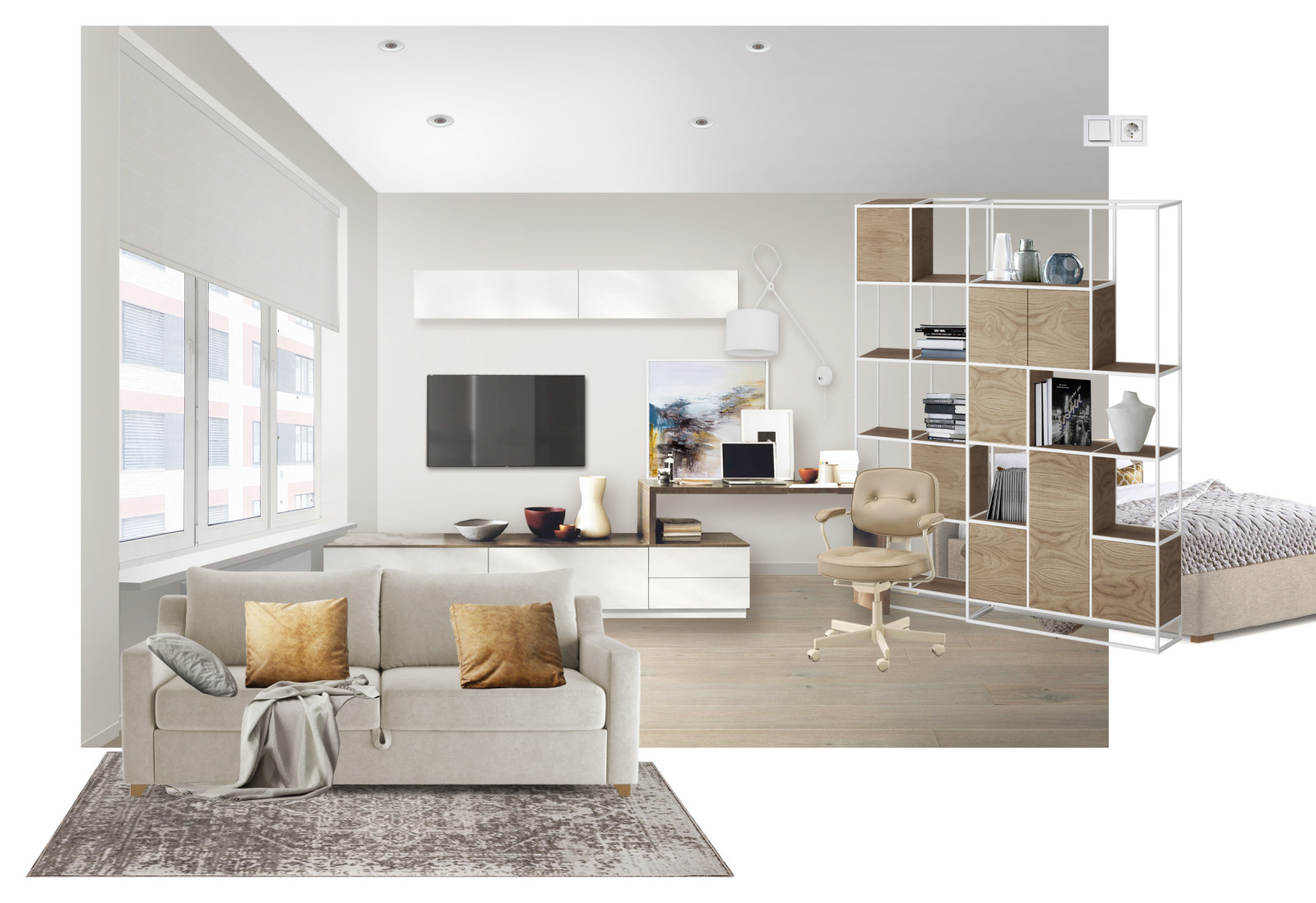 ЖК Level Амурская, Москва, 38 кв.м.