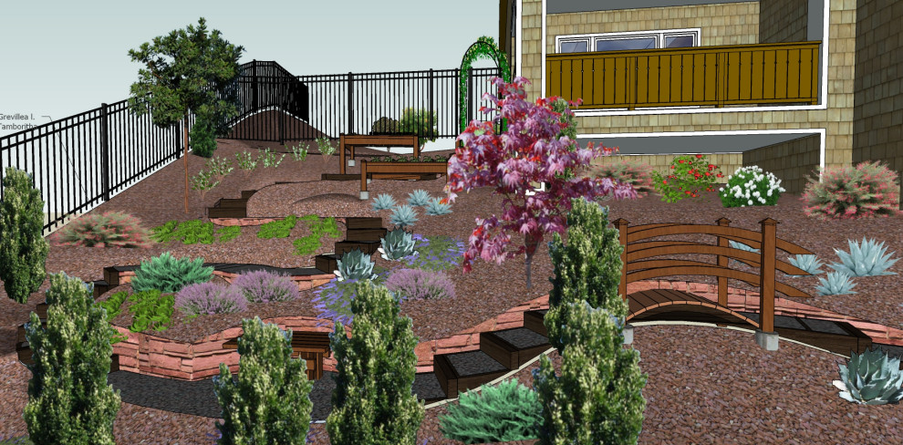 Asian Style Garden for the San Francisco Bay Area