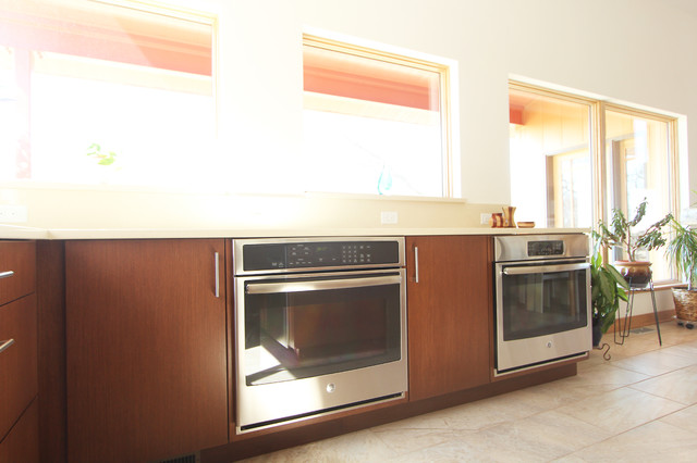 Wall Ovens Used In Base Cabinets Modern Kitchen Other By