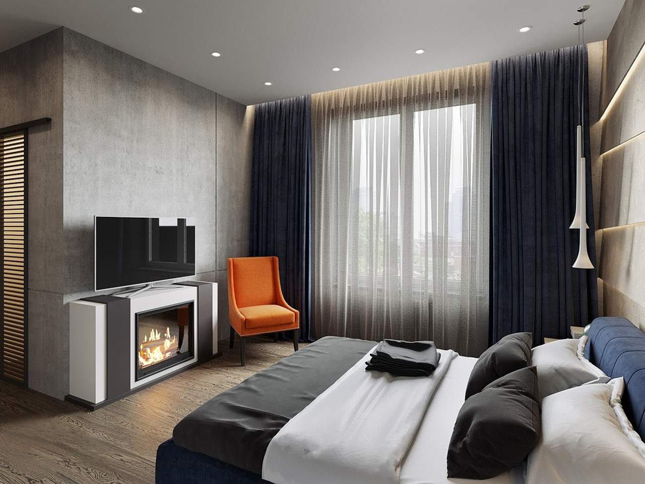 Спальня в современном стиле