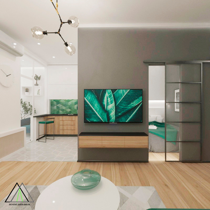 Зеленый диван