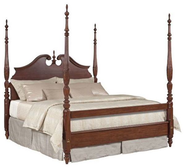 Kincaid Hadleigh King Rice Carved Bed 607-326P