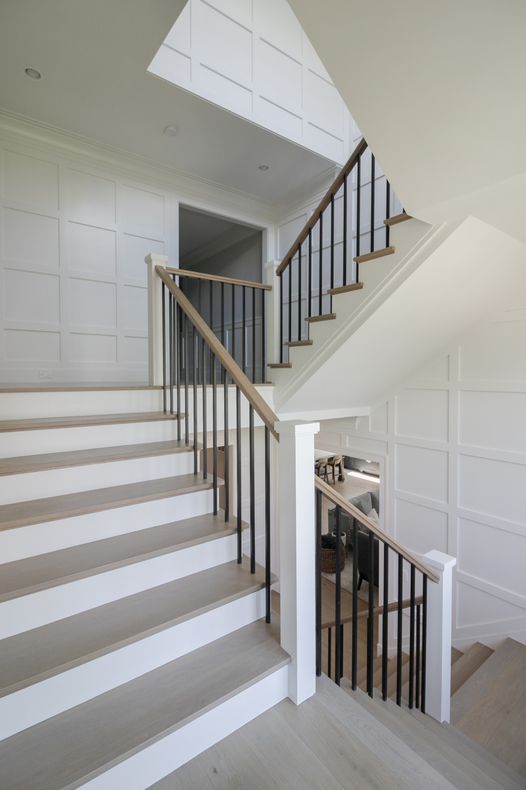87_Welcoming and Functional Contemporary U-shaped Staircase, Arlington, VA 22207