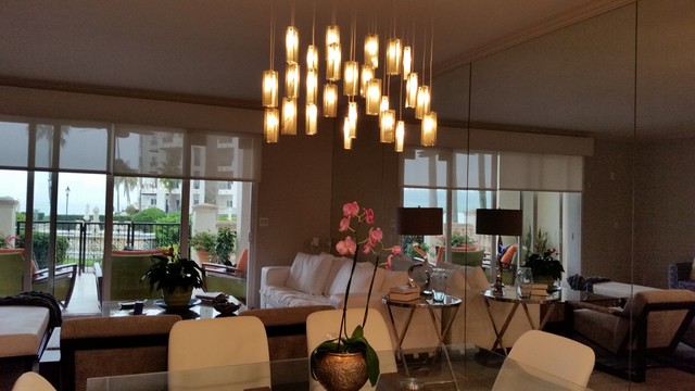 modern pendant lighting living room