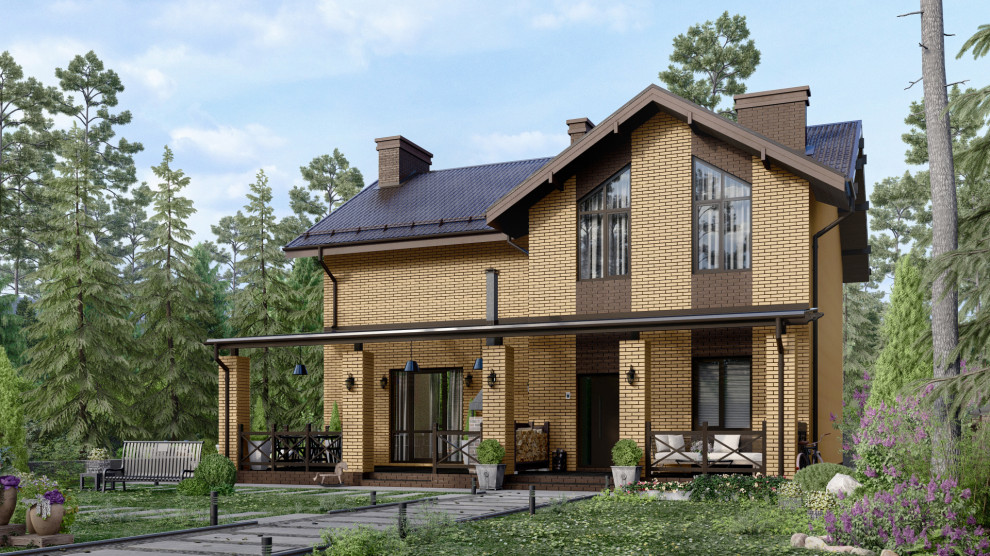 Двухэтажный частный дом в КП "Полтево Форест"