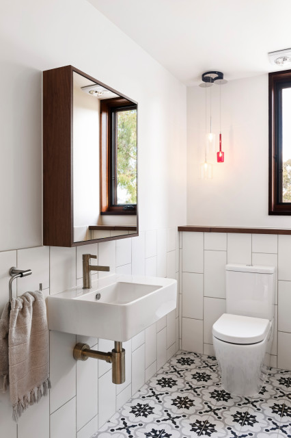 Hill House contemporary-powder-room