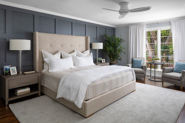Transitional Bedroom fusion-bedroom