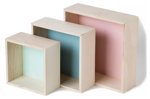 Wondernology Cube Wall Shelves, Set of 3
