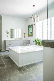 Recessed Float Shelves Niche - Rustic - Bathroom - New York - by  KraftMaster Renovations, Houzz