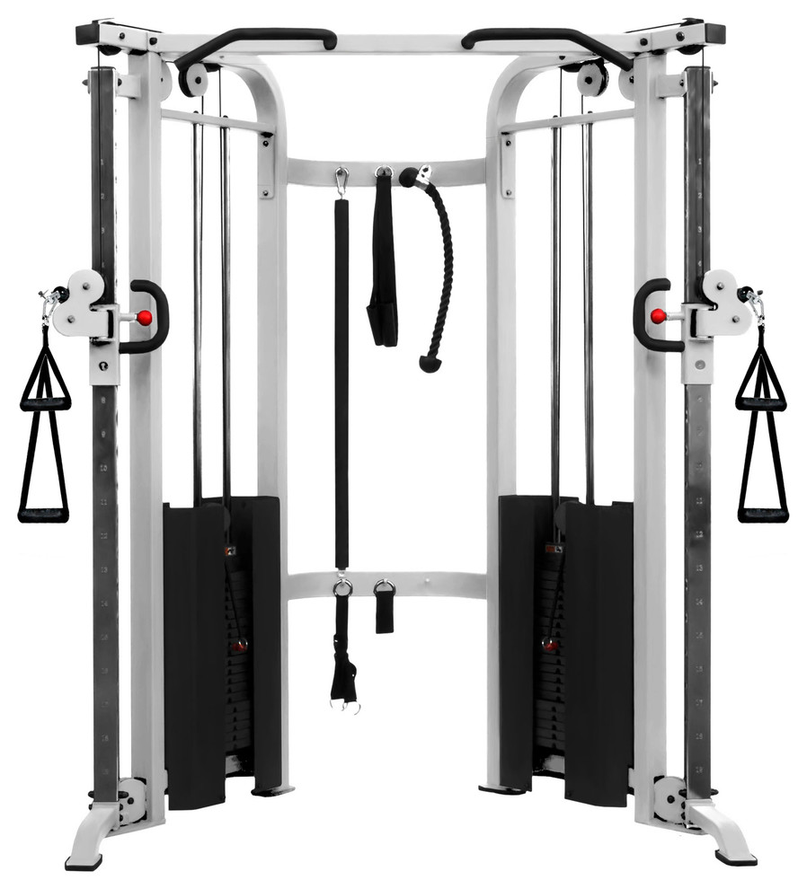 XMark Fitness Functional Trainer Cable Machine With Dual 200 lb. Weight