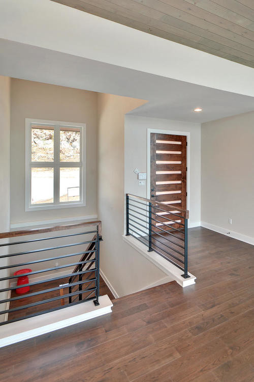 Inspiration for a transitional home design remodel in Miami
