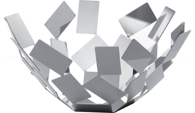 Alessi La Stanza Dello Scirocco Fruit Bowl Modern Decorative Alessi La Stanza Dello Scirocco Fruit Bowl Stainless Steel