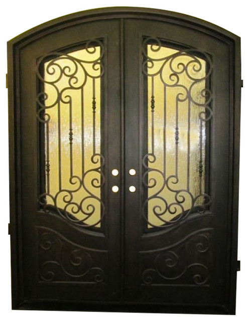 Seville 72 X96 Rain Glass Left Hand Inswing Terranean Seville 72 X96 Rain Glass Left Hand Inswing Terranean Front Doors By Universal Iron Hardware Inc