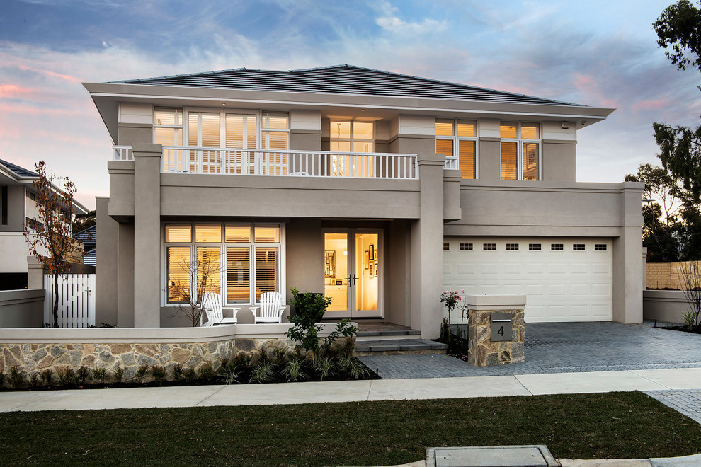 This is an example of a transitional exterior in Perth.