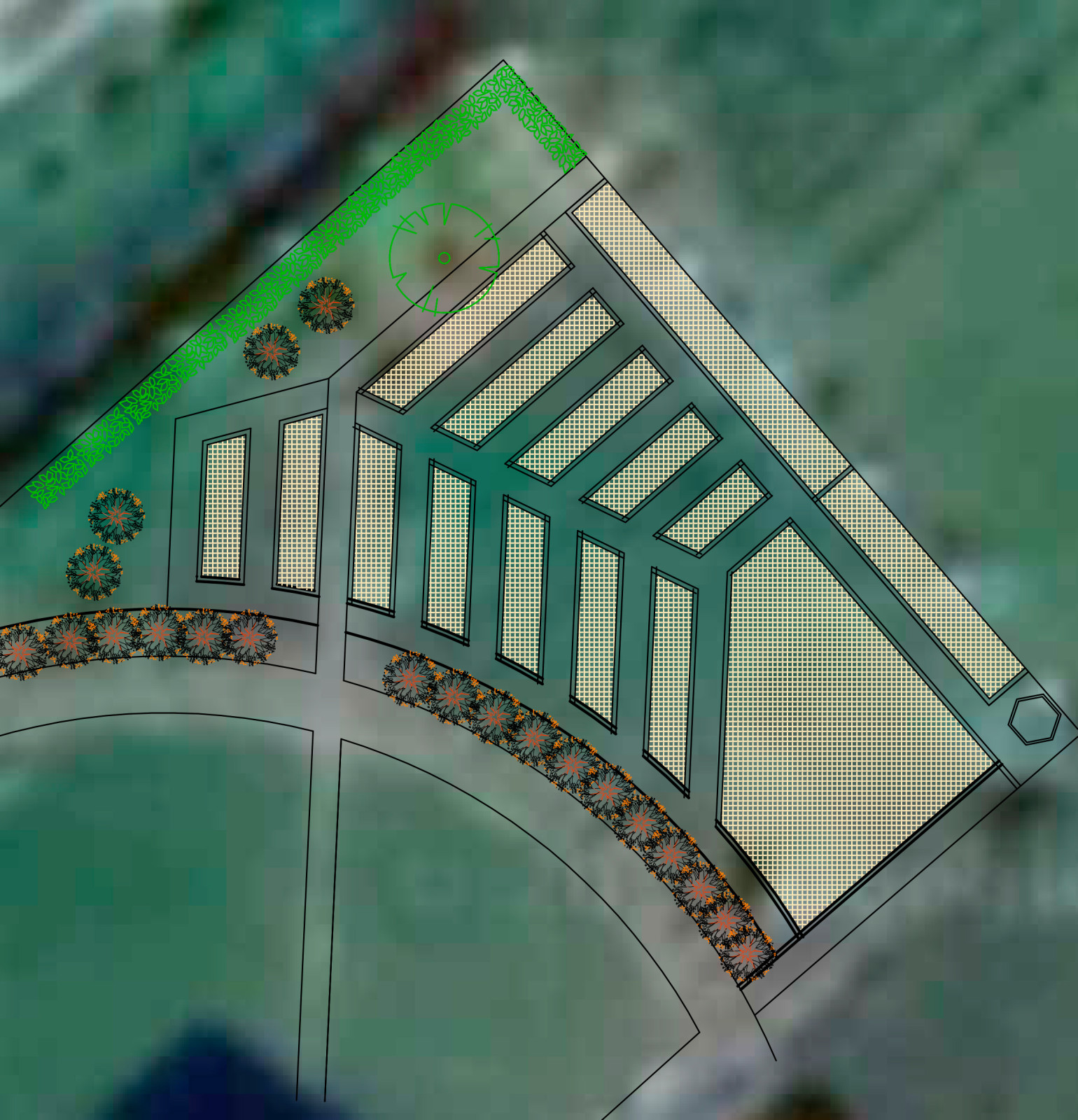 Реконструкция огорода в Аксёново