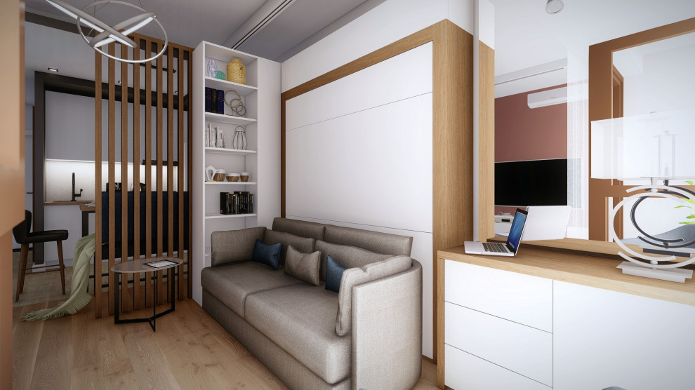 Дизайн проект квартиры-студии 32 м2