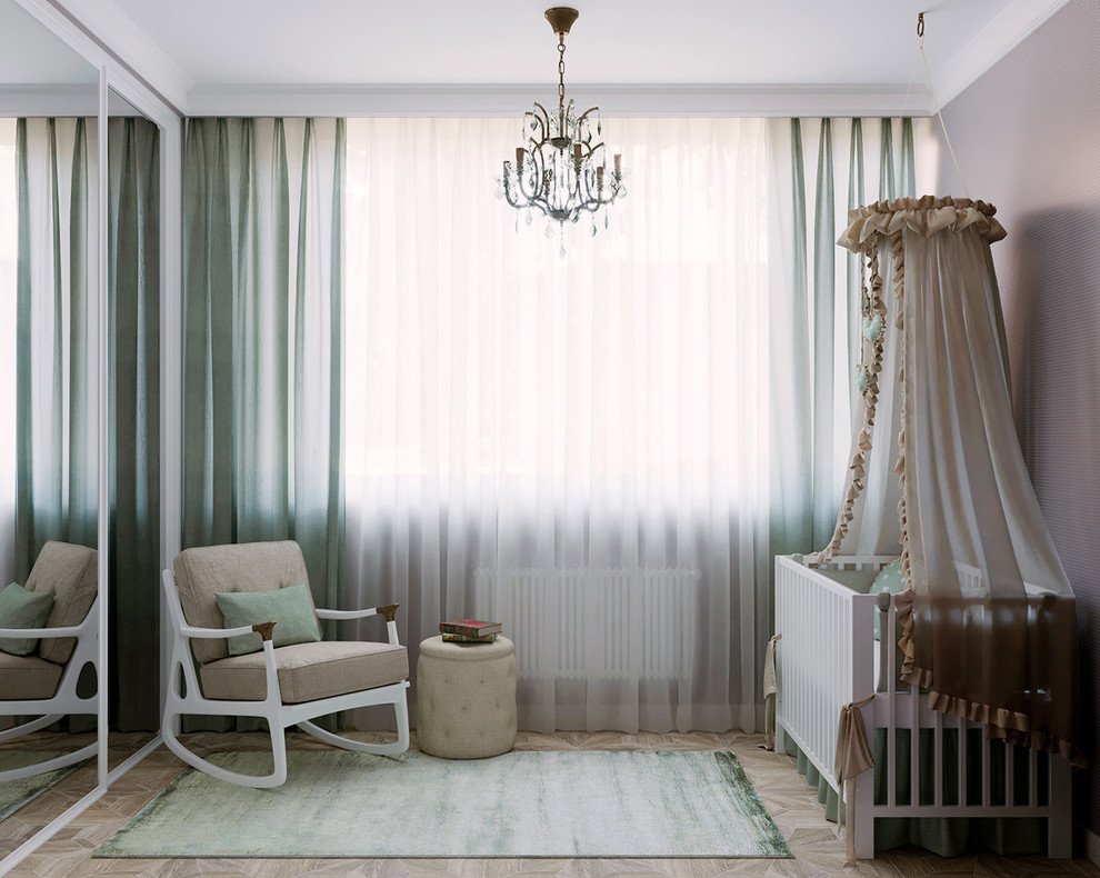 Романтическая спальня и маленькая детская