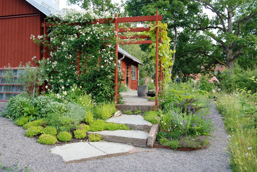 Design ideas for a scandinavian garden in Stockholm.