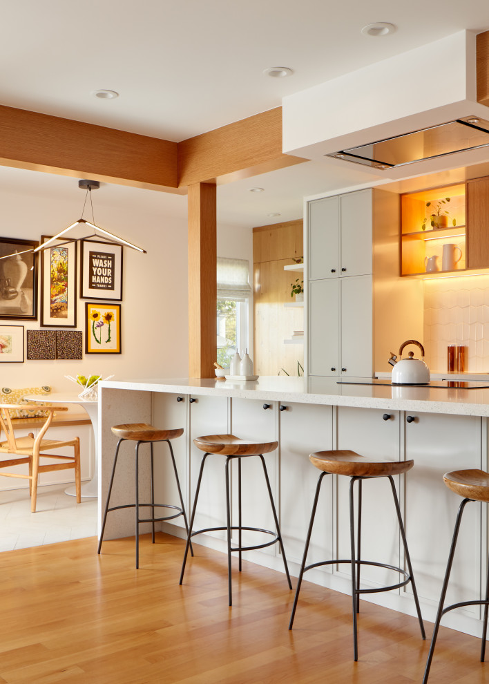 Example of a danish kitchen design in San Francisco