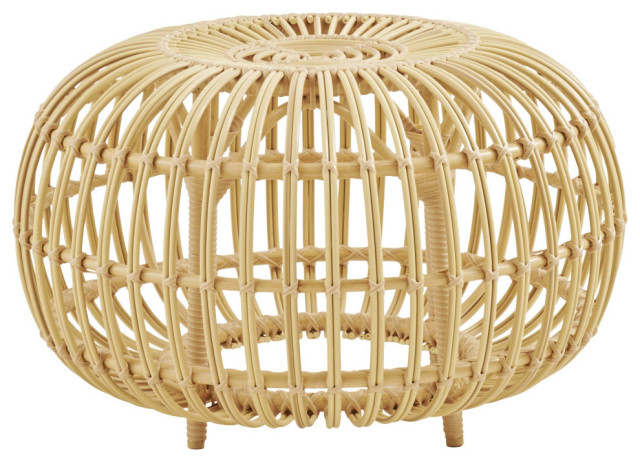 Franco Albini Large Outdoor Ottoman, Natural - Tropical - Outdoor ...