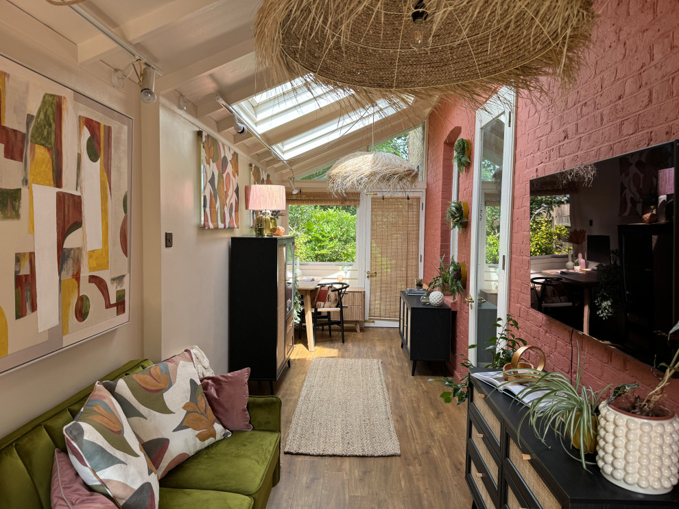 Victorian Home Office and Family Room