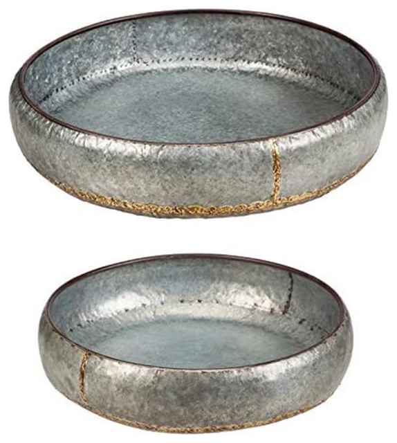 Nested Succulent Dish Garden Planters - Farmhouse - Outdoor Pots And