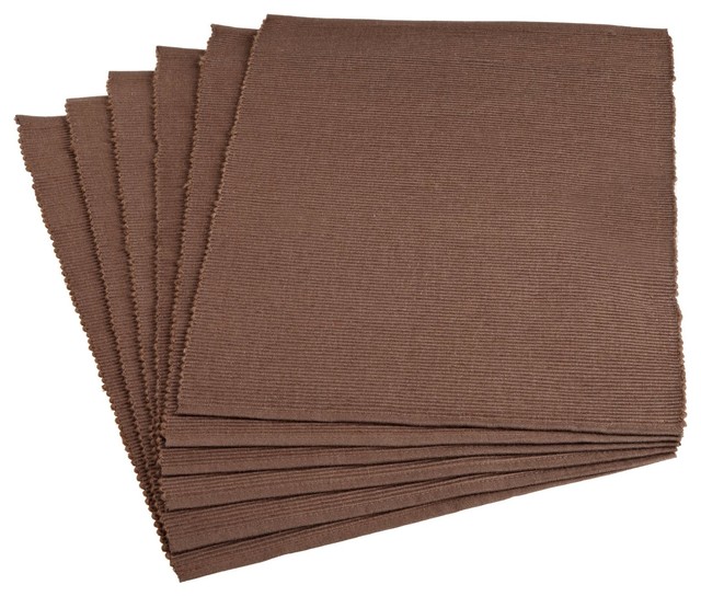 Placemat Dark Brown, Set of 6 modern-placemats