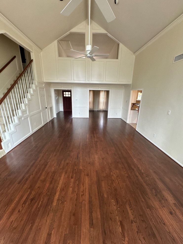 Wood Flooring Refinish & Tile Update