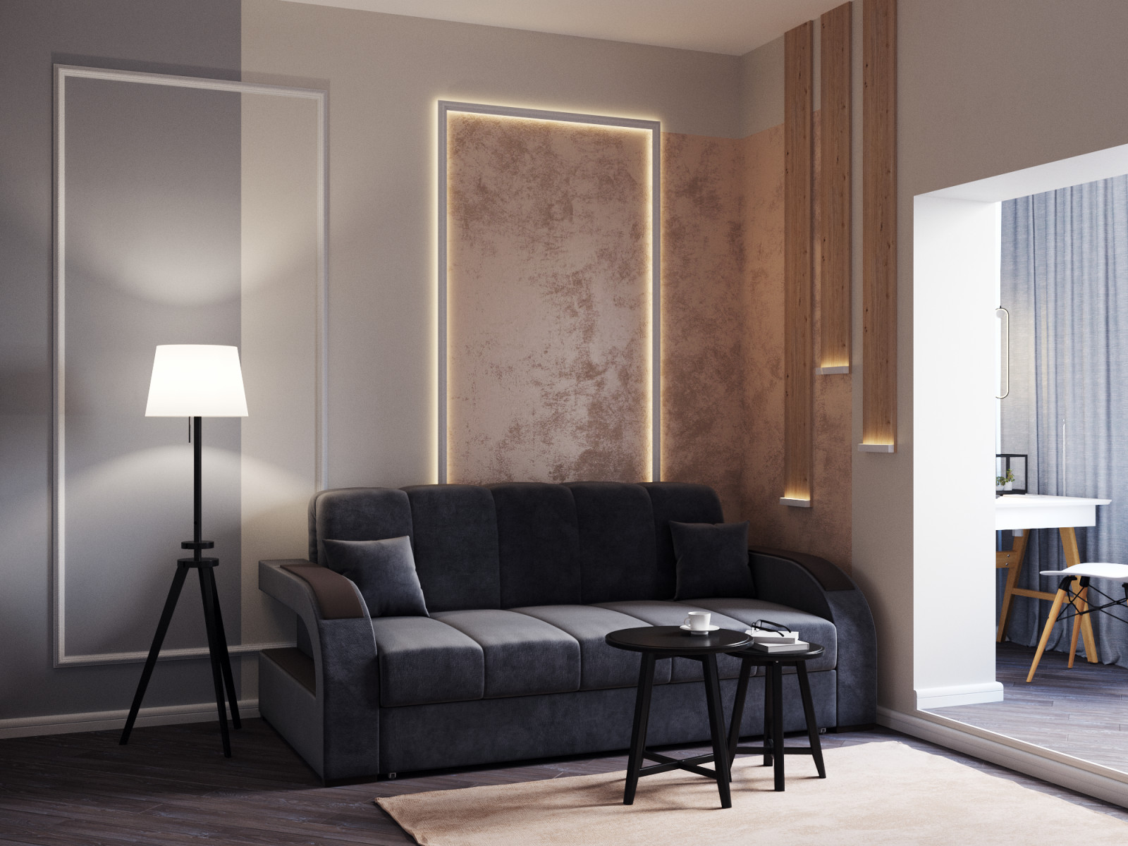 Квартира девушки, Москва