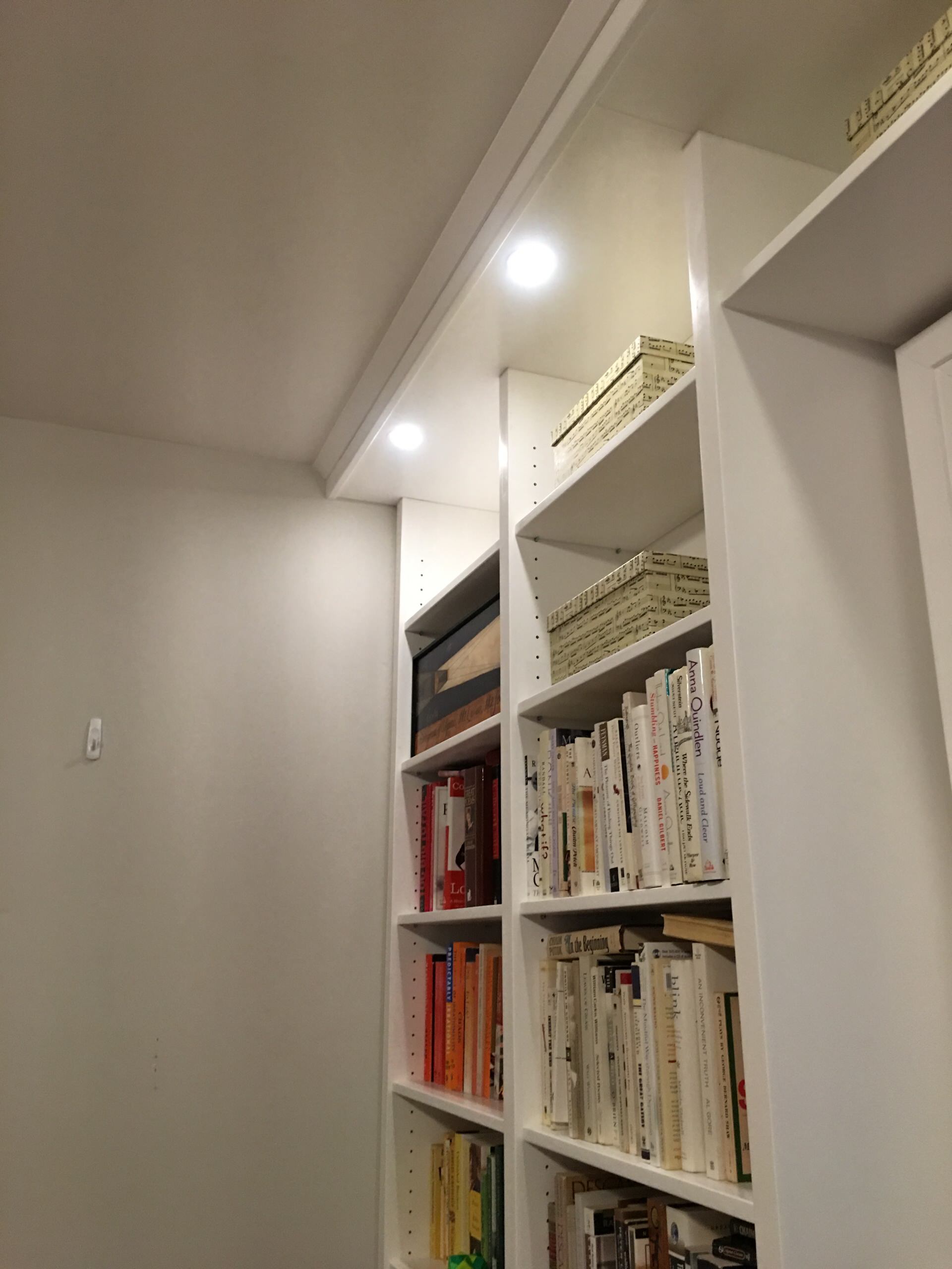 Home Office, Bookshelves and Window Seat