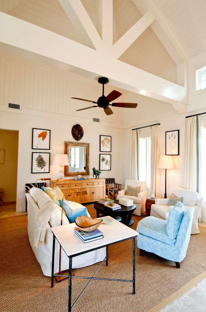Tropical Getaway tropical-living-room