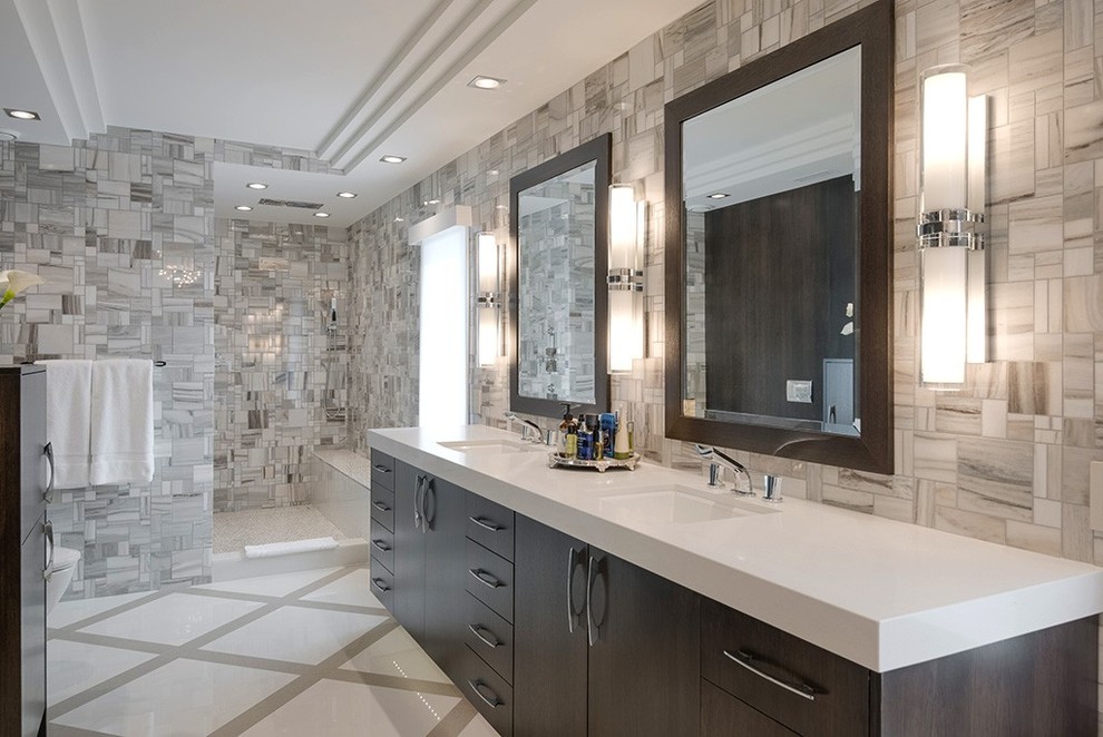 Boca Raton Modern Bathroom Miami by Integrative Designs Inc.