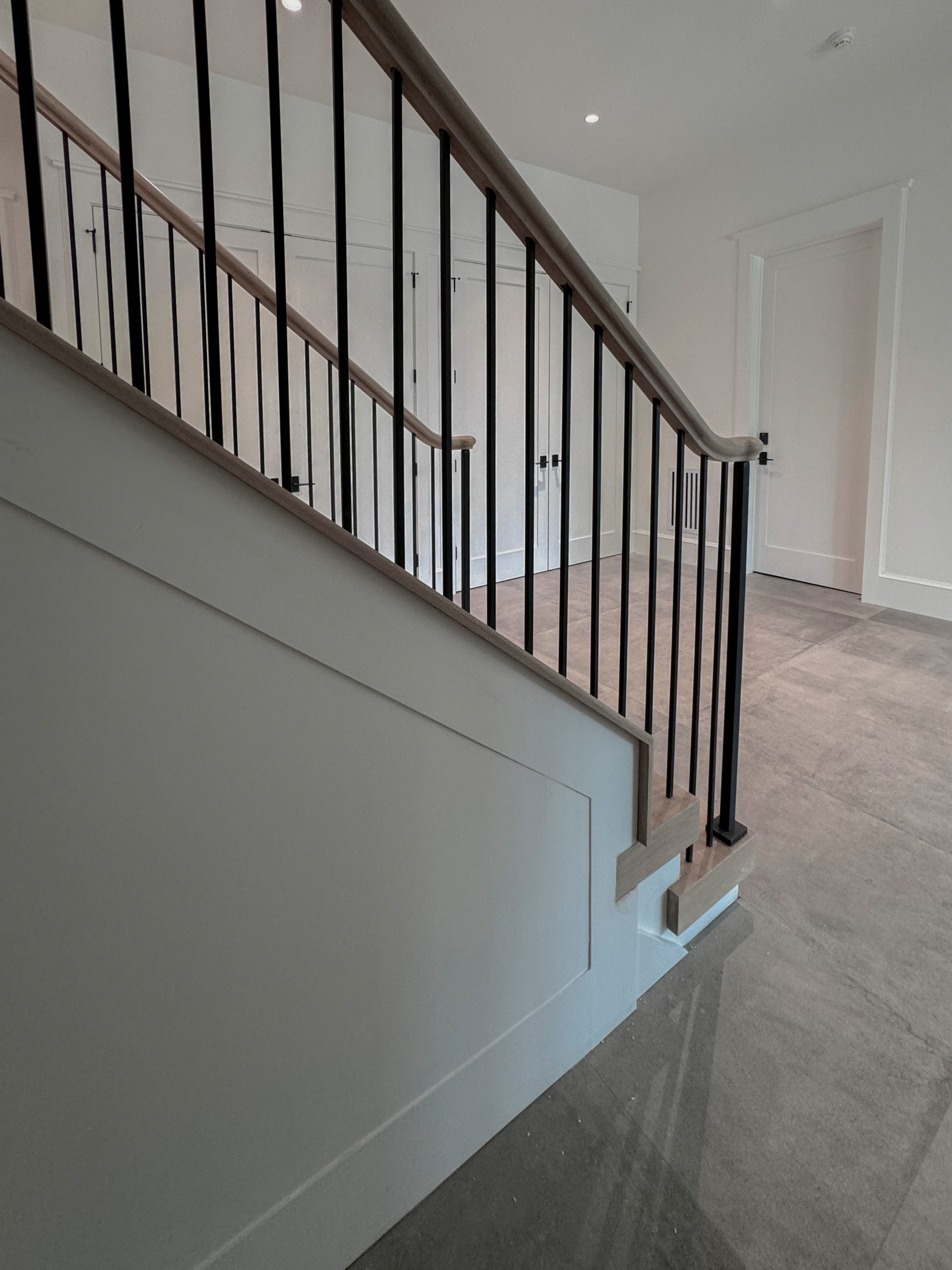 122_Modern Steel & Wood Floating Staircase, Arlington VA 22207