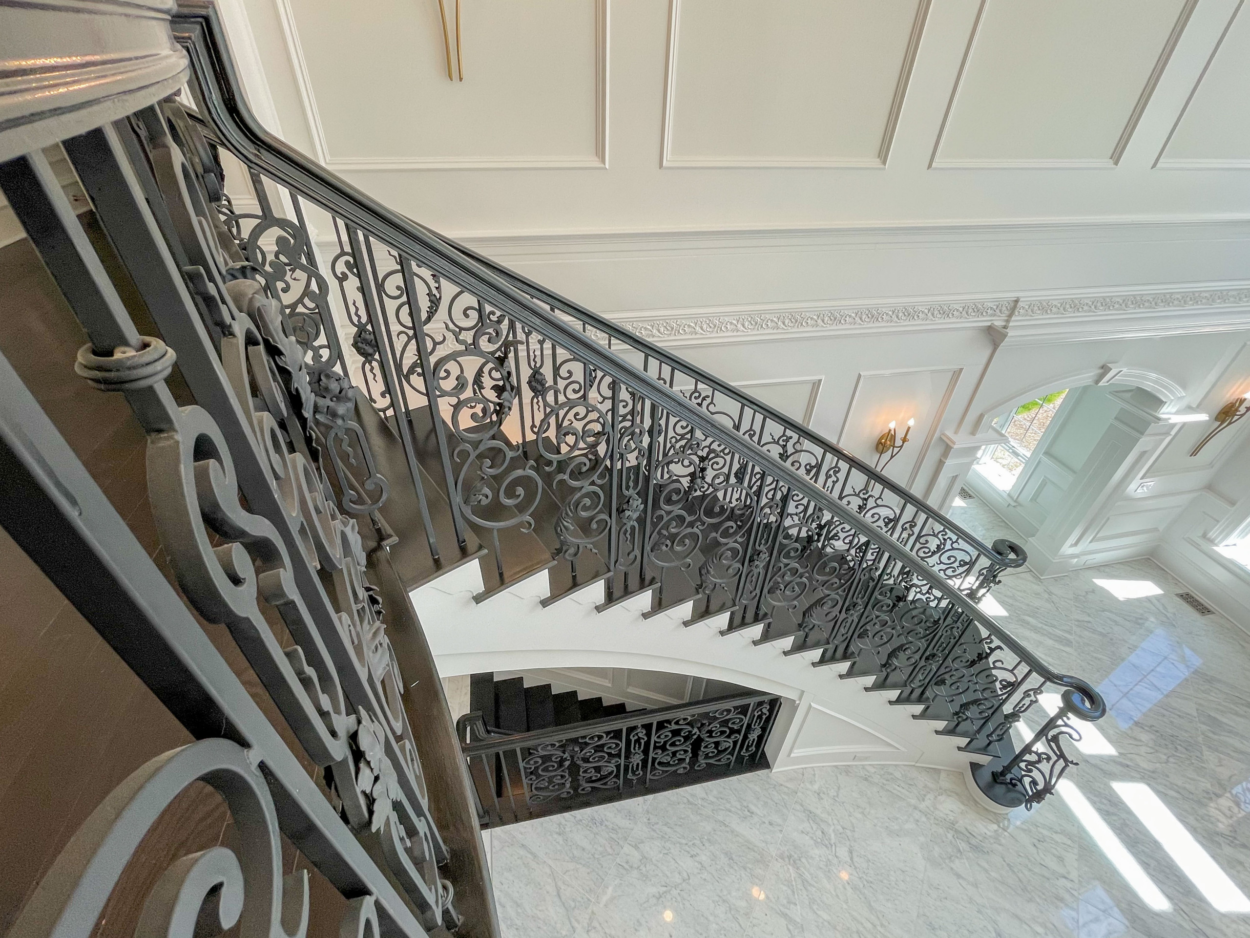 92_Grand Double Staircase in Exquisite Custom Home, Great Falls VA 22066