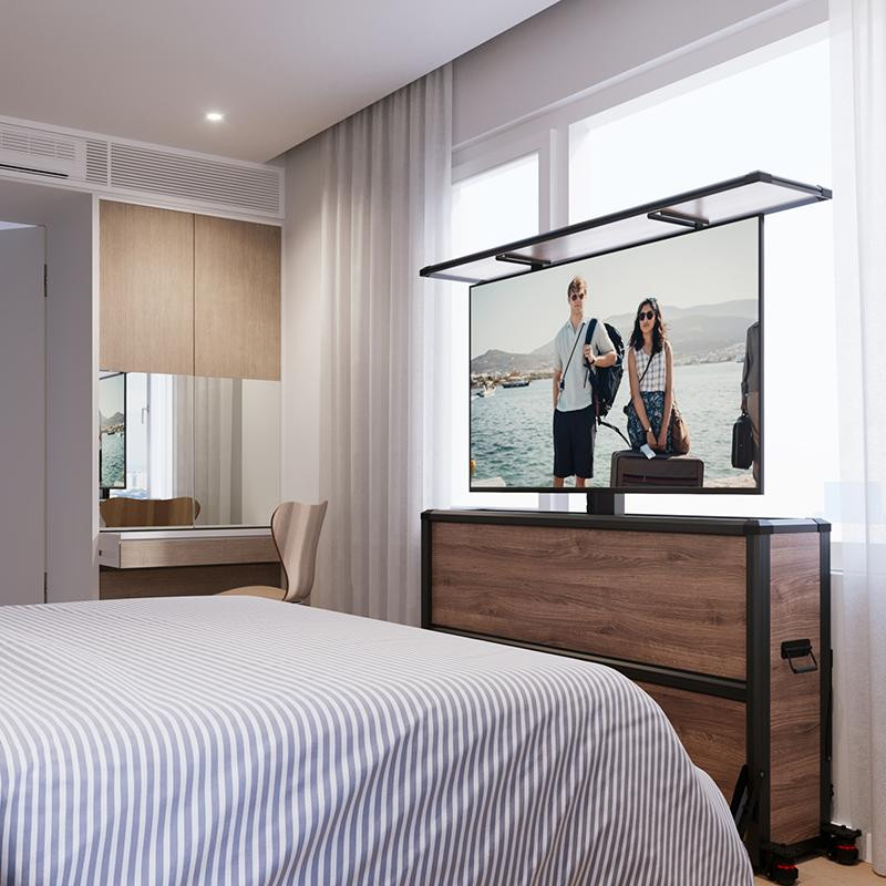 IntelliCube Aluminum & Wood TV Lift Cabinet Collection