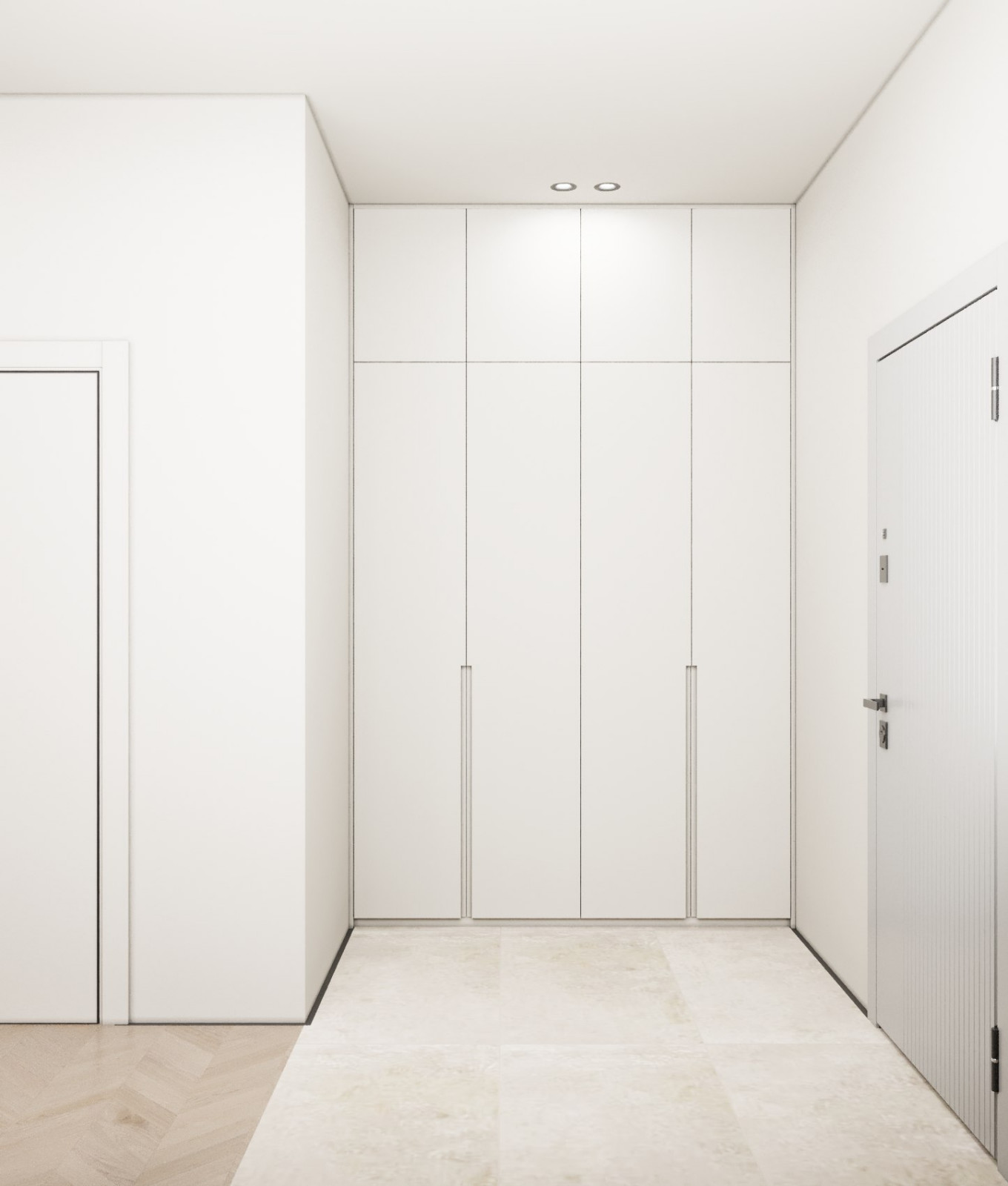 Современный минимализм прихожая