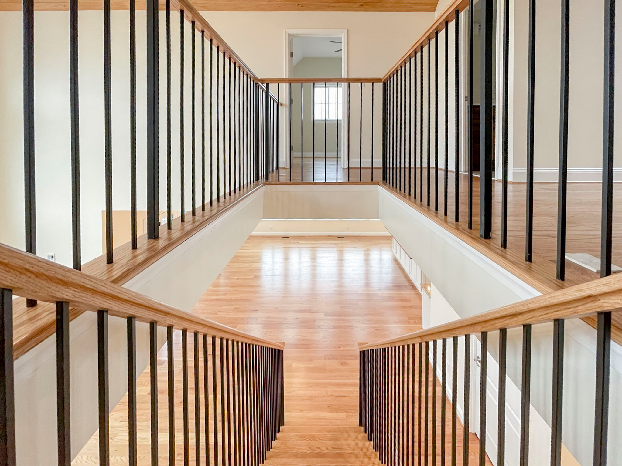 97_Airy Straight-Floating Staircase in Transitional-Mountain Home, Luray, VA 228