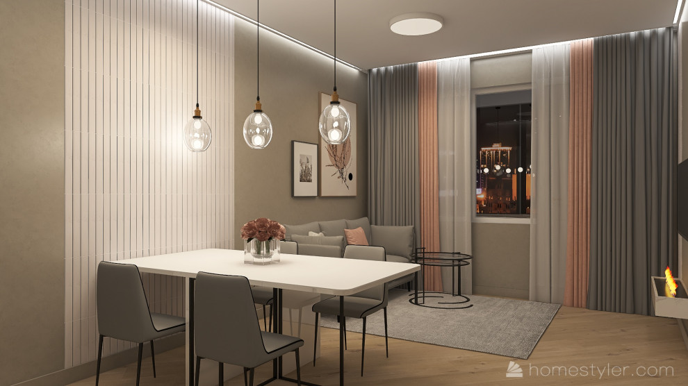 Кухня-гостиная современный стиль