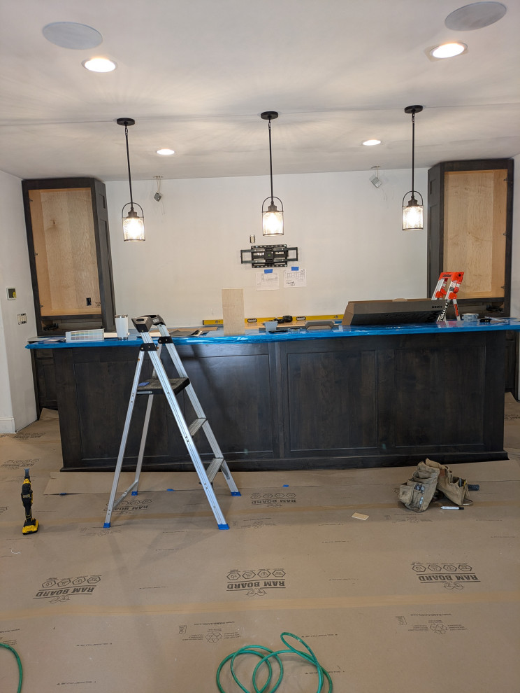 Upscale Full  Basement Design, Renovation, & Decor
