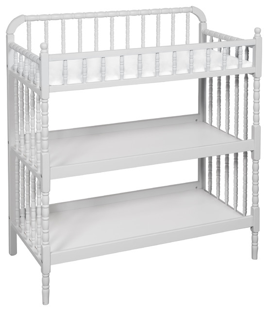 DaVinci Jenny Lind Changing Table With Pad, Fog Gray, M0302GG