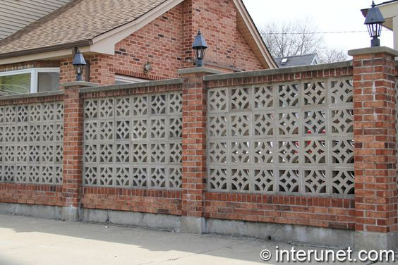 Cost to build a Brick/block privacy fence