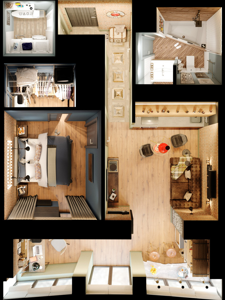 Мини-лофт для байкера