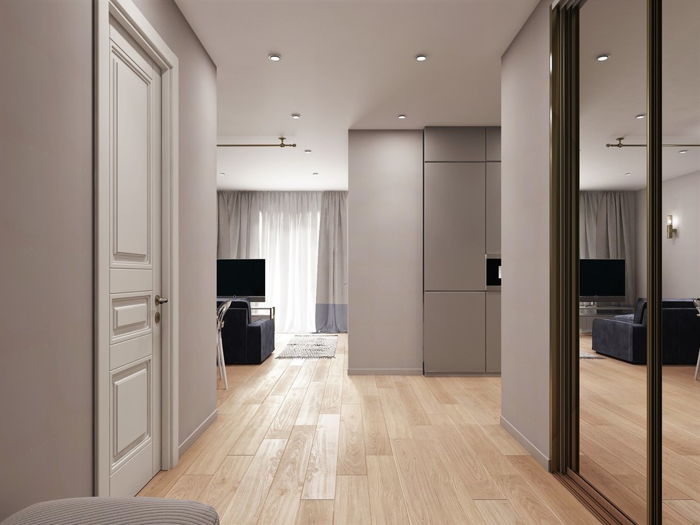 ЖК "Шесть звезд" Дизайн-проект двухкомнатной квартиры студии.