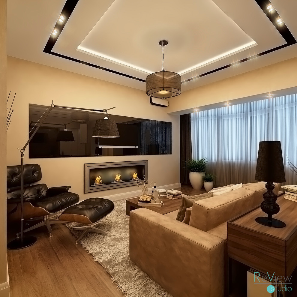 Гостиная - студия квартиры в г. Пятигорске